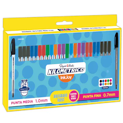 Paper Mate InkJoy 100ST Ballpoint Pens, Medium Point (1.0mm)