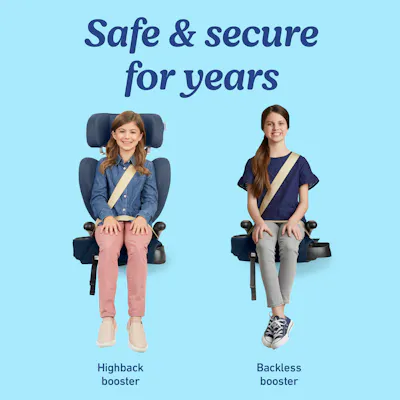 TurboBooster&reg; Stretch2Fit&trade; Booster Seat
