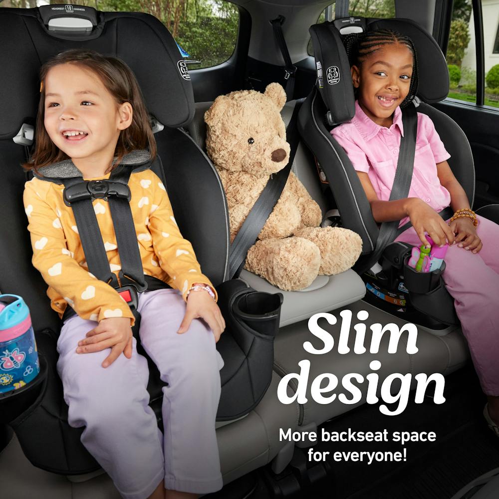Rear Facing Narrow High Back Booster Back Seat Thin Child Car