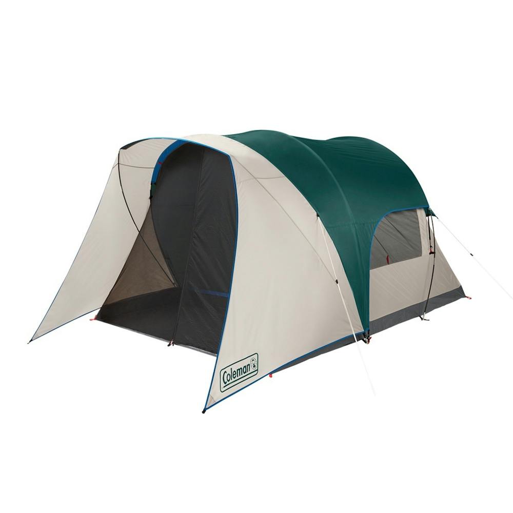 4-Person Cabin Tent with Screened Porch, Evergreen | Coleman