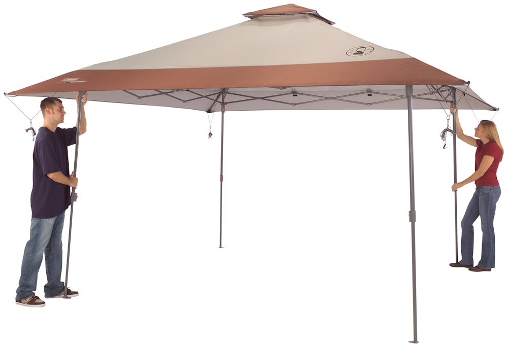 Coleman B.C. Tarp 360° Canopy Coleman® Beach Canopy Sun Shelter Tent, Green - Walmart.com