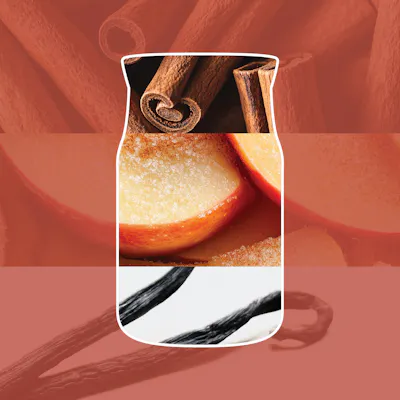 Sugared Cinnamon Apple Kerze
