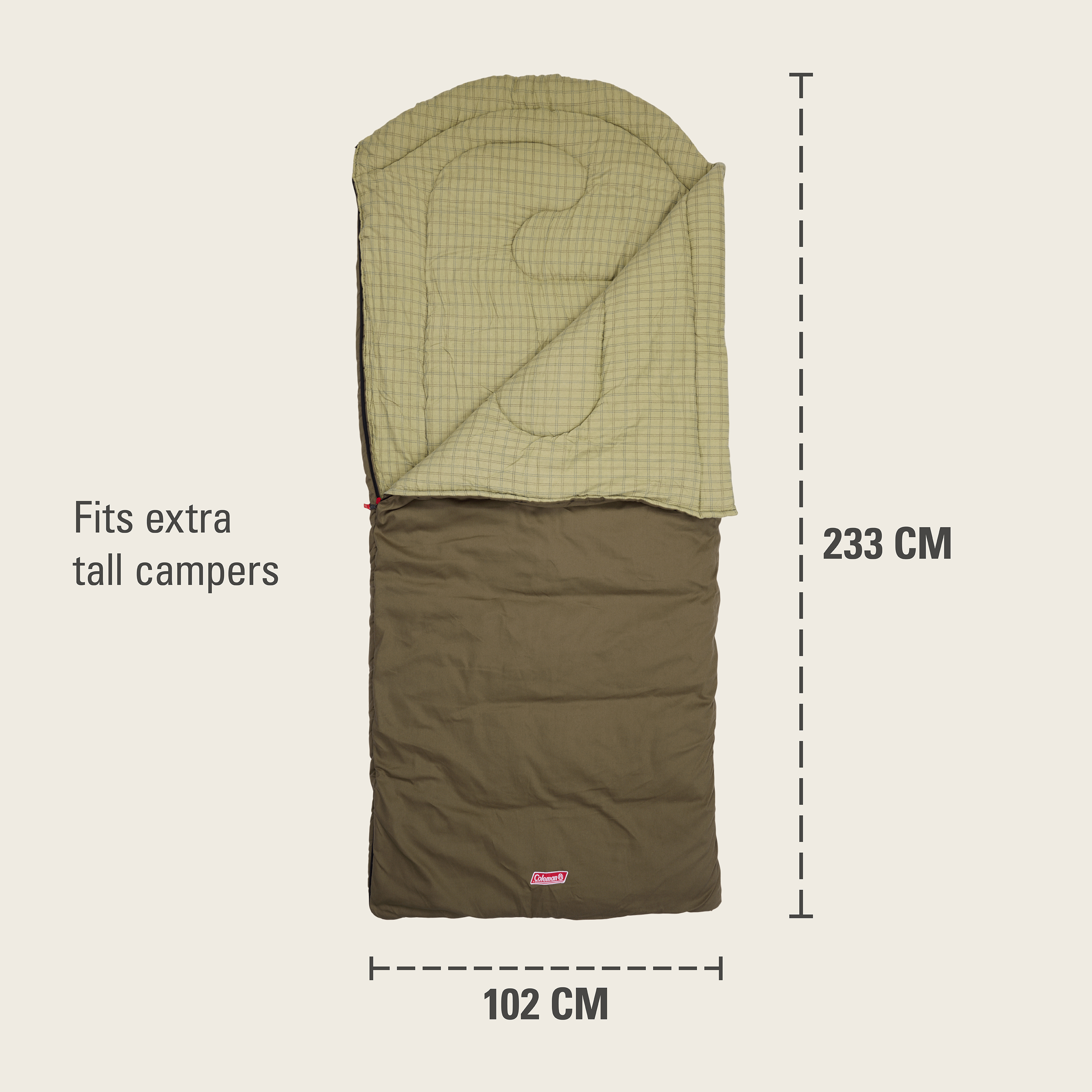 Big Game Hooded -6°C Sleeping Bag | Coleman AU