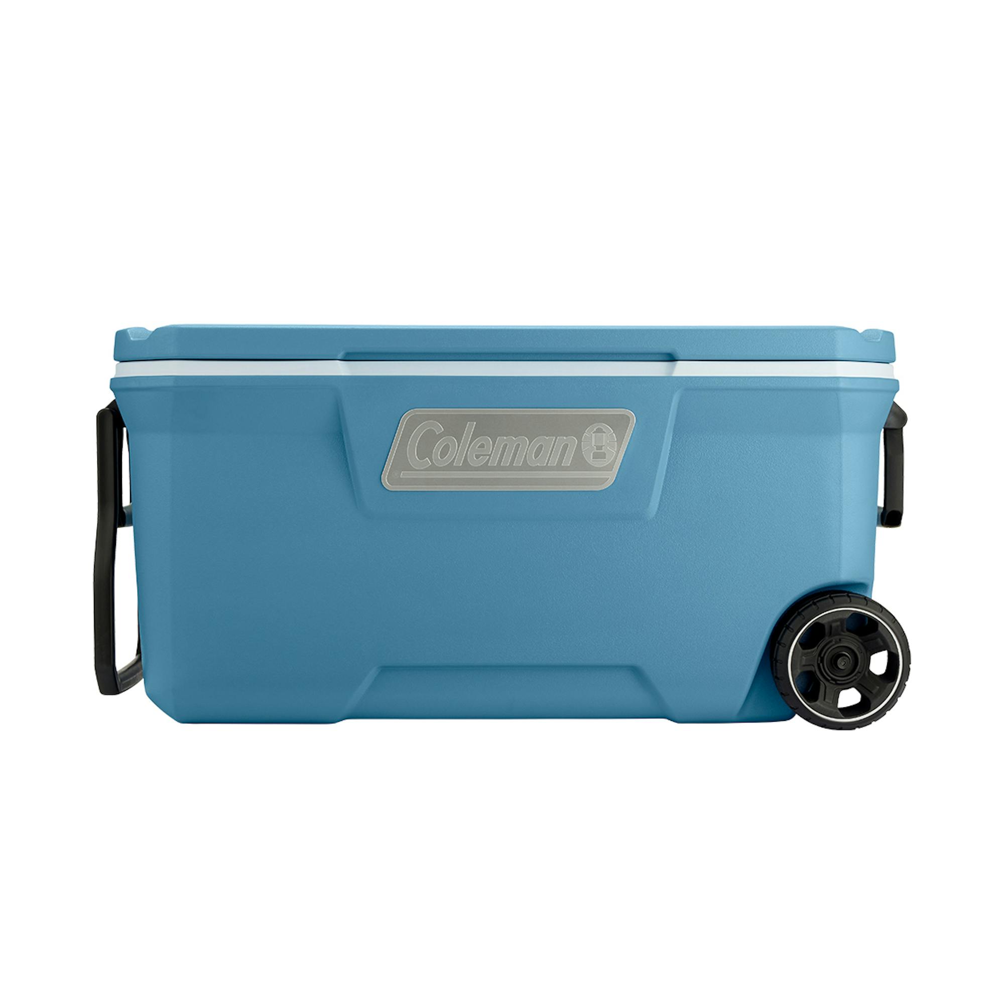 Coleman fashion ice chest on wheels