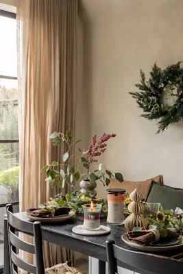 Holiday Garland Kerze