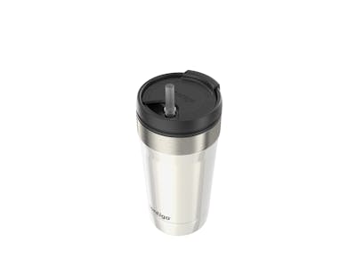 Uptown Dual-Sip Stainless Steel Tumbler, 16 Oz