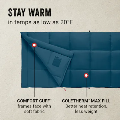 Kompact&trade; 20&deg;F Rectangle Sleeping Bag