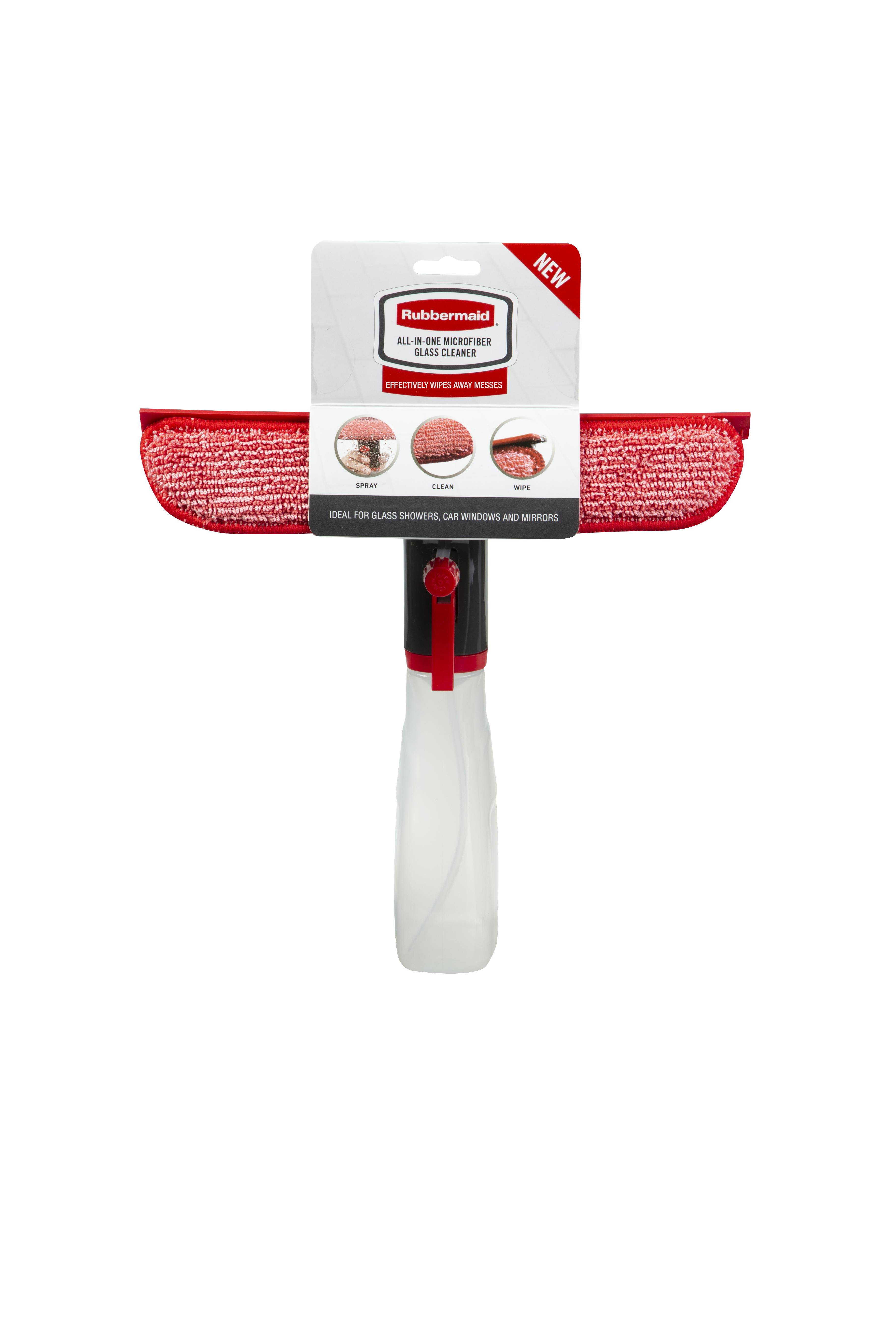 Spray Bottle with Microfiber Pad and Squeegee | Rubbermaid