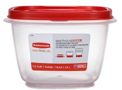 Easy Find Lids™ with Vents Medium Container, Square