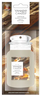 Amber & Sandalwood Car Air Freshener