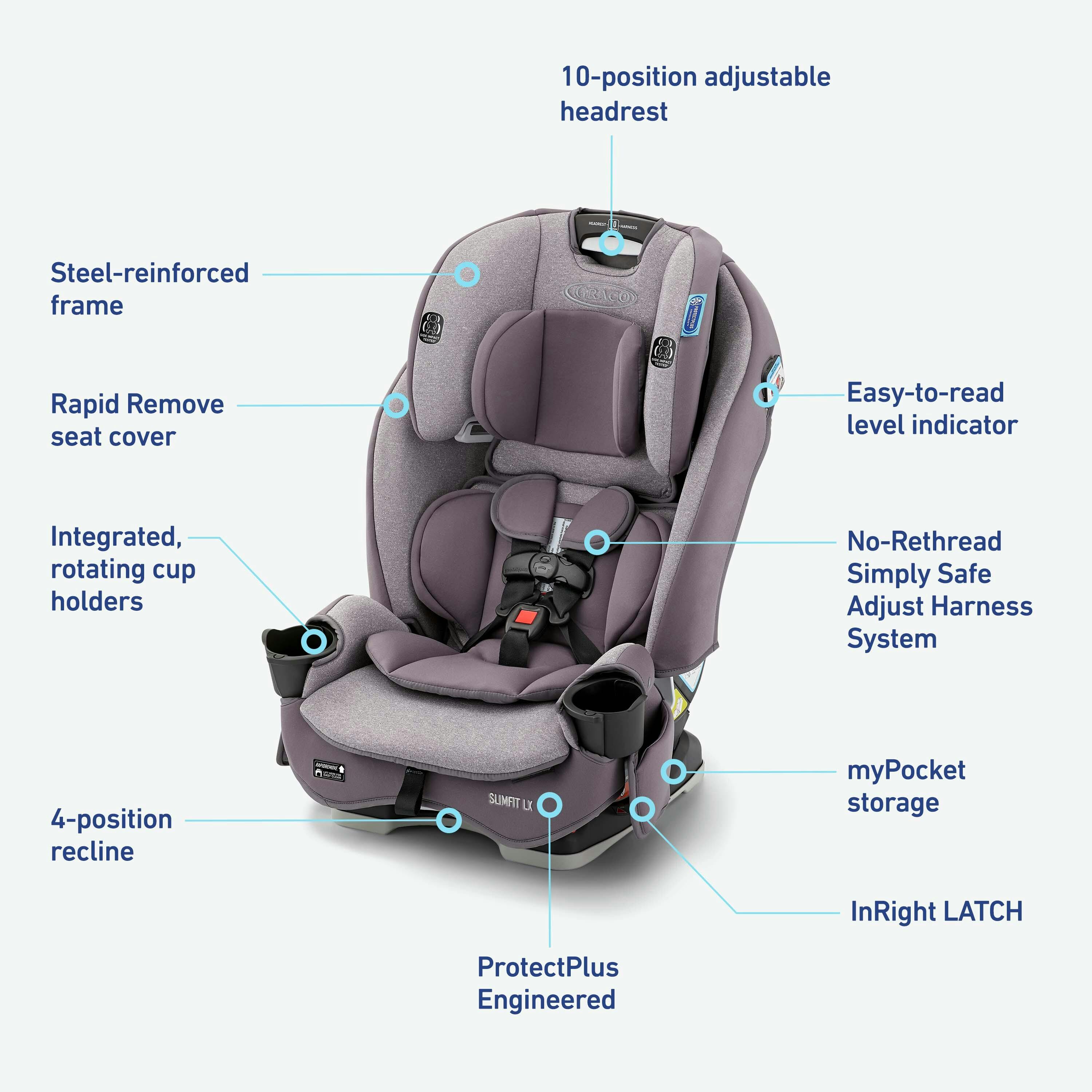 Infant Car Graco Slimfit Platinum Car Seat Graco 4ever Graco - Main Image
