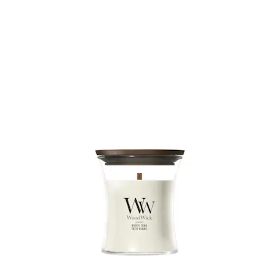 White Teak Candle