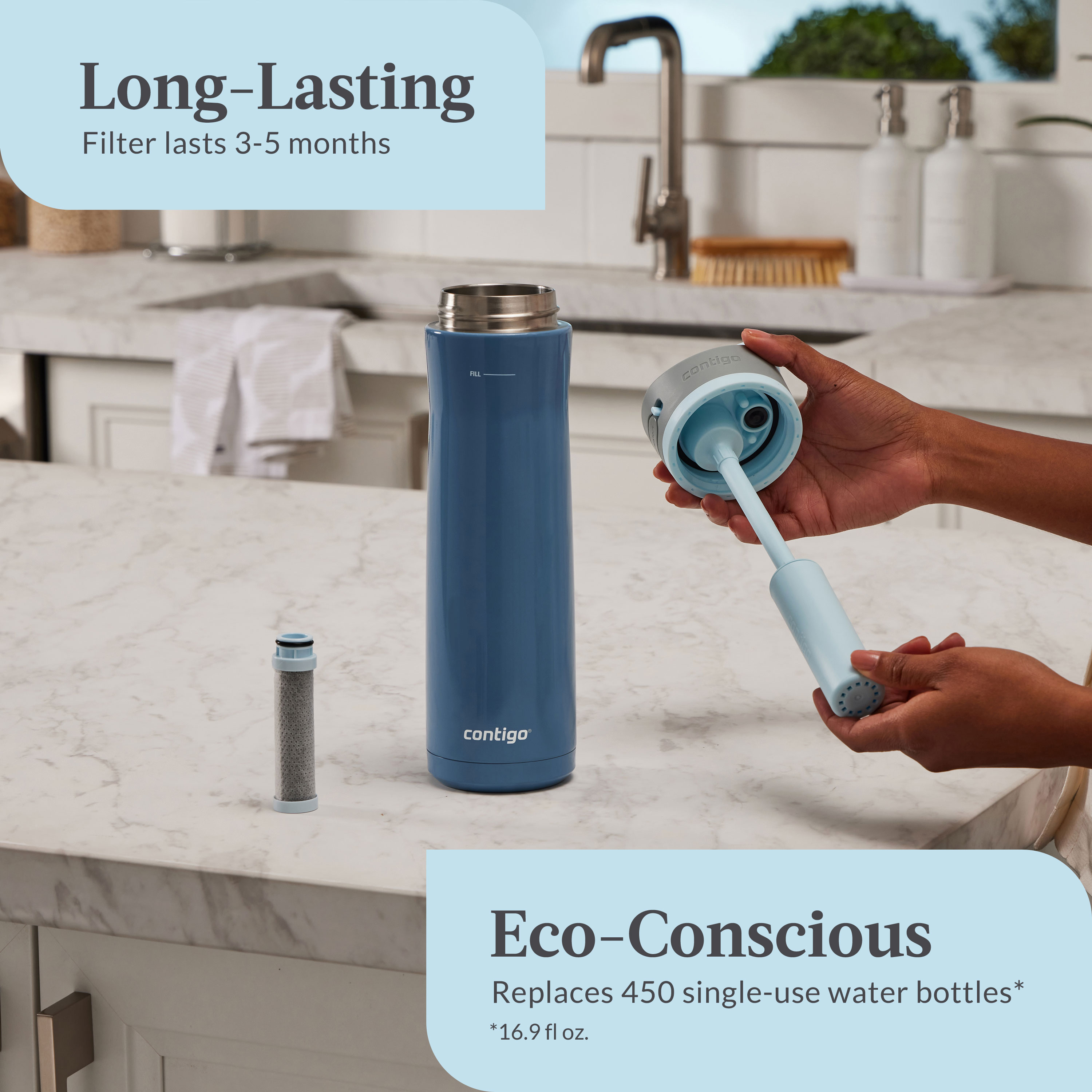 Contigo Wells Chill Water Bottle - Thumbnail 4