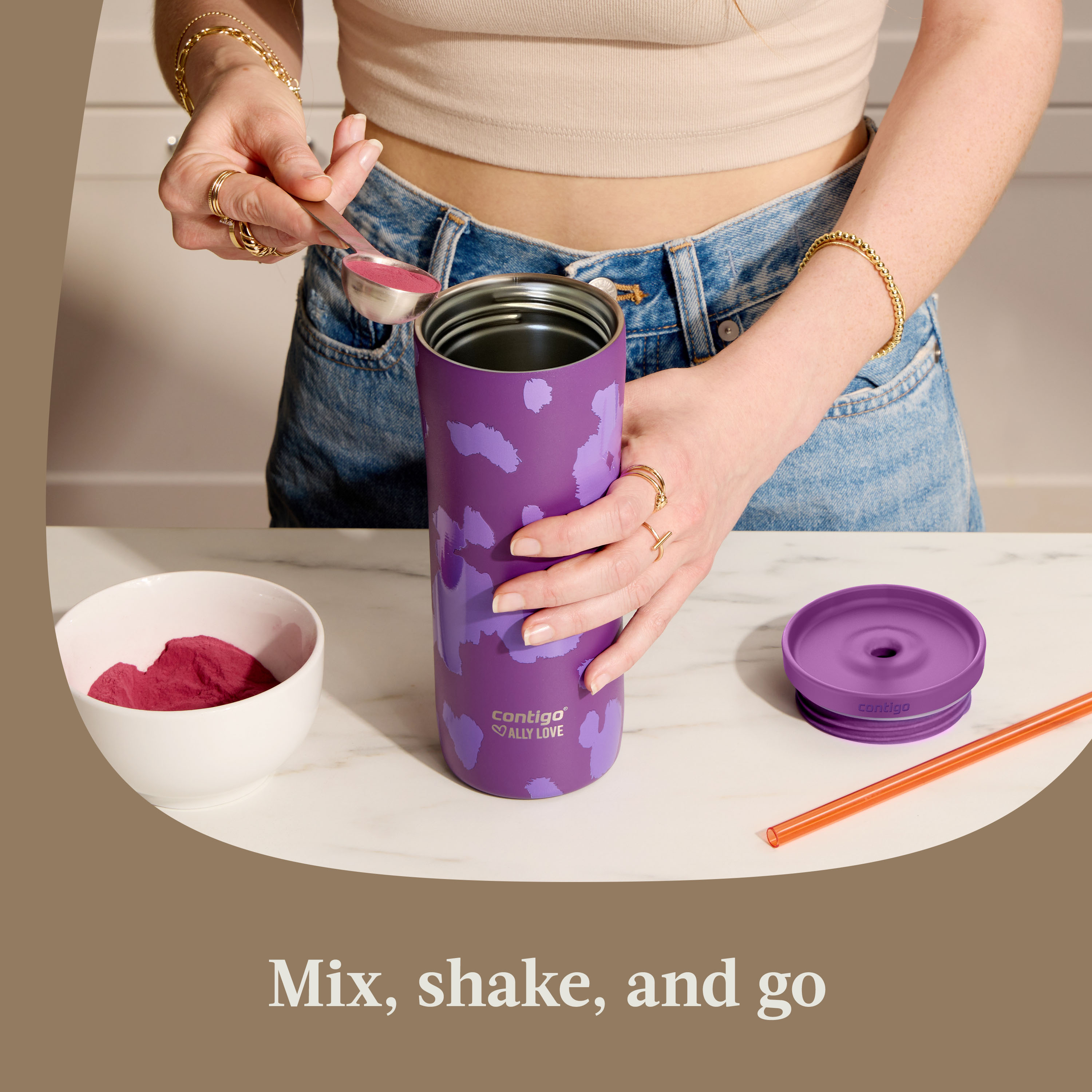 Contigo® x Ally Love Streeterville 2.0 Stainless Steel Tumbler