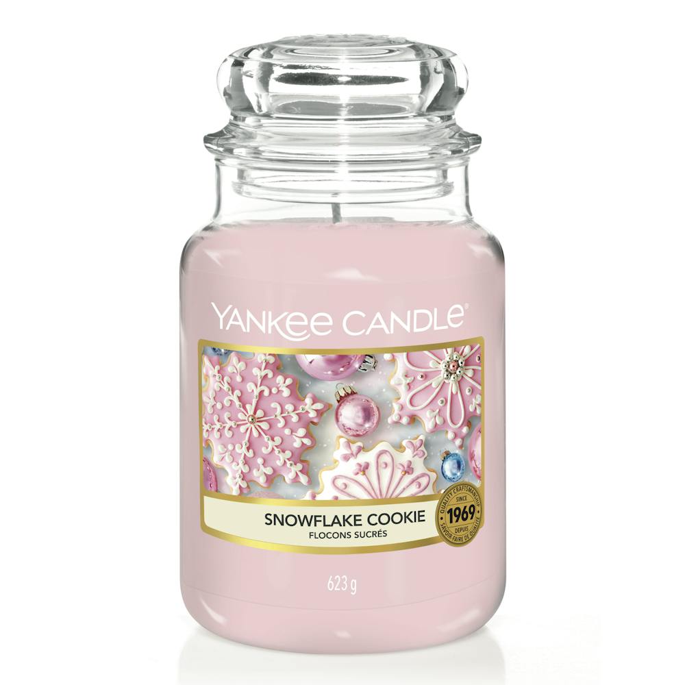 Snowflake Cookie Original Large Jar Candle - Original Large Jar Candles | Yankee Candle