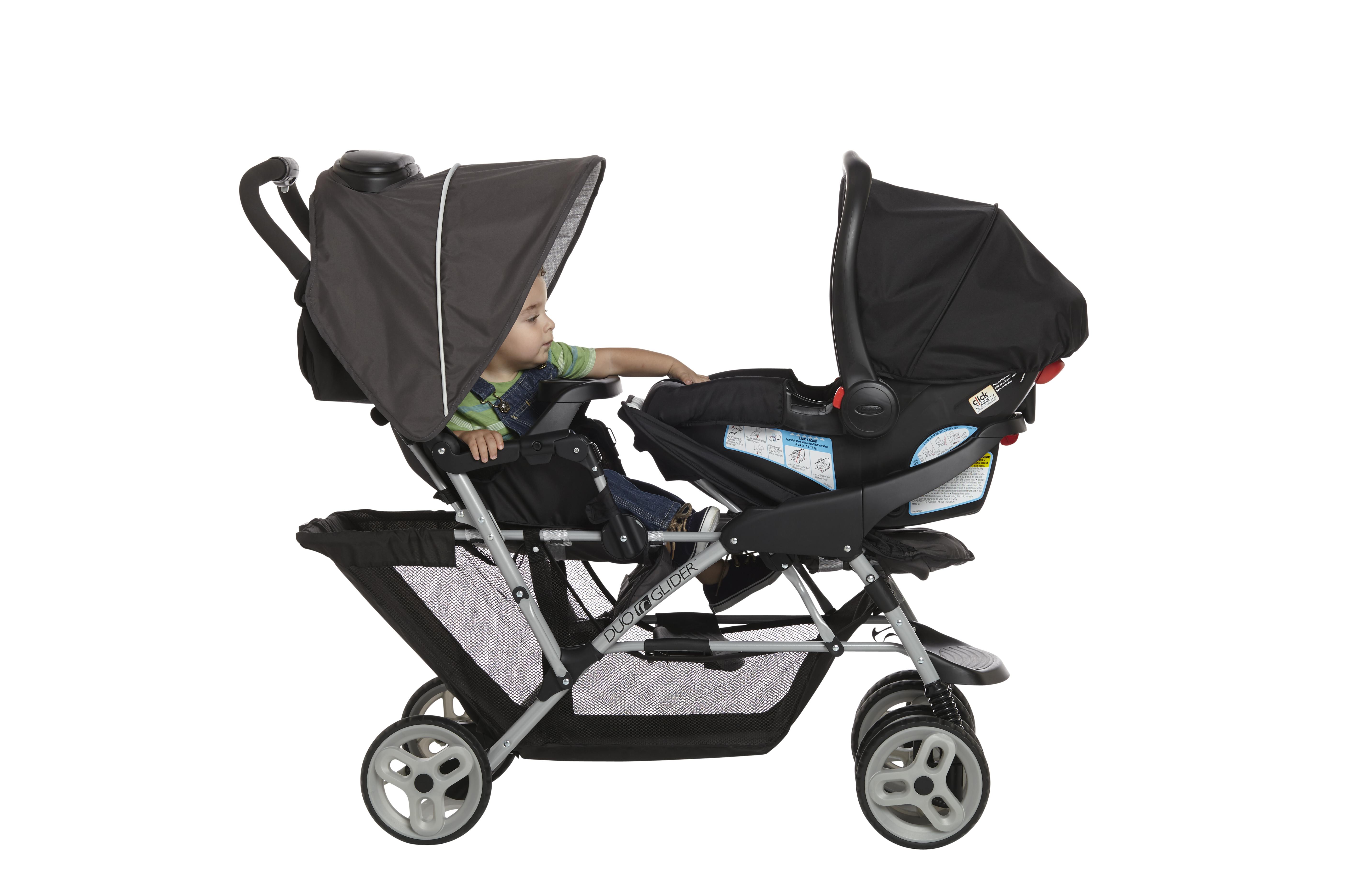 Graco click connect car seat fashion double stroller