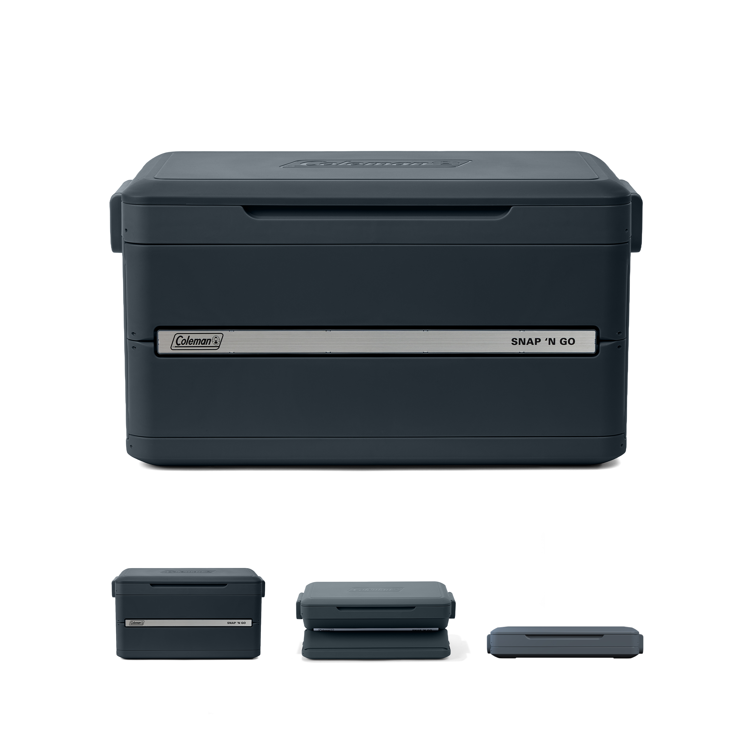 Snap 'N Go 55-Quart Collapsible Hard Cooler | Coleman