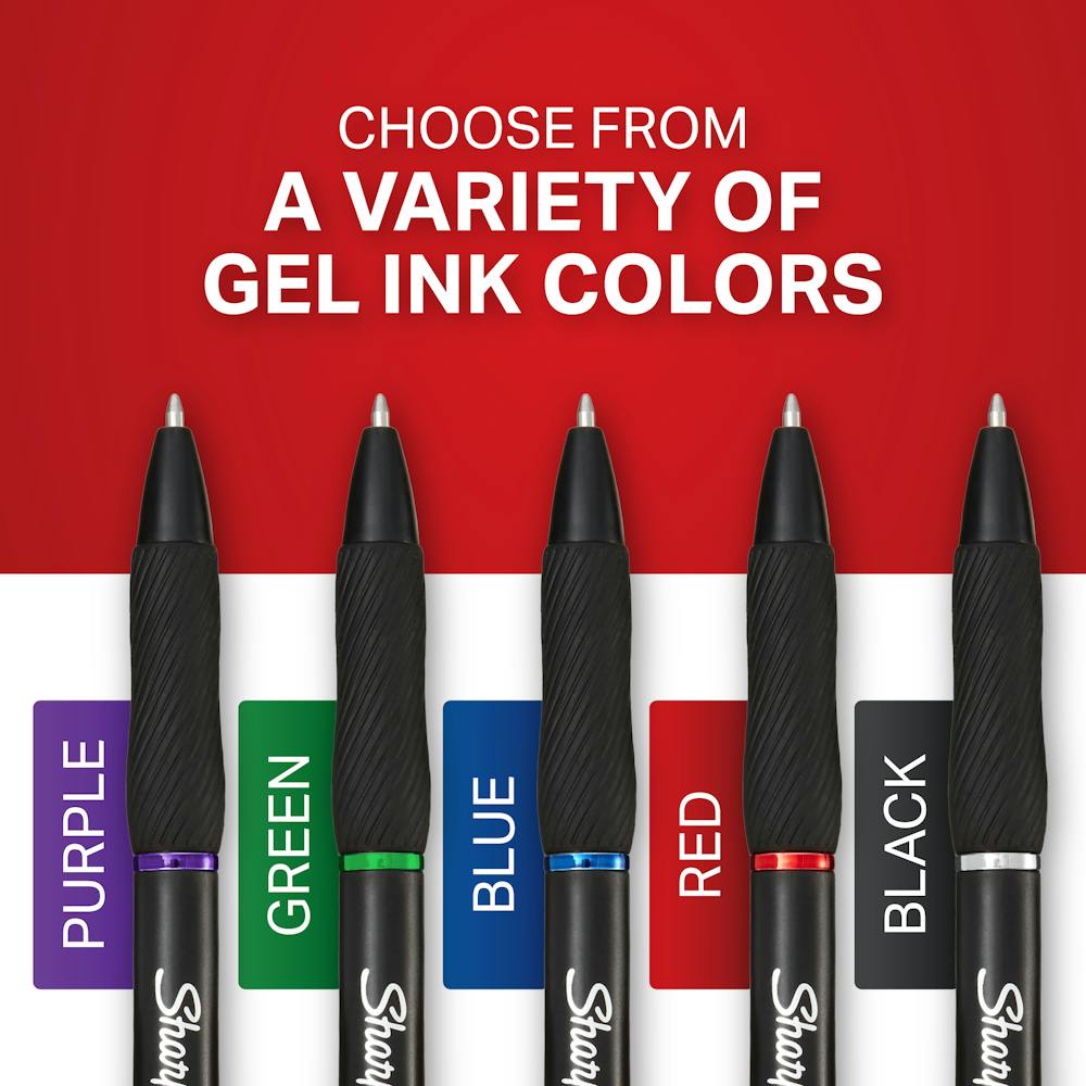 S Gel Pens Amazon White Sharpie Sharpie 4pk Gel Pens Black Ink