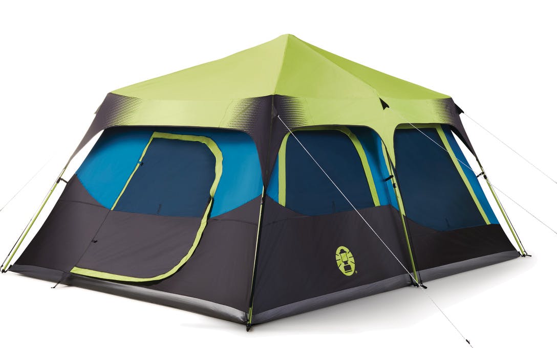 10-Person Dark Room Instant Cabin Tent with Rainfly | Coleman